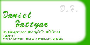 daniel hattyar business card